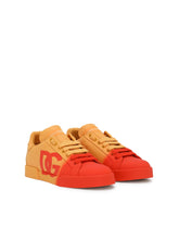 Calfskin Portofino sneakers - | Dolce & Gabbana