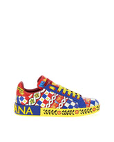 LEATHER SNEAKERS - | Dolce & Gabbana