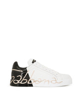 SNEAKERS IN VARNISHED LAMINATE NAPPA CALFSKIN - | Dolce & Gabbana