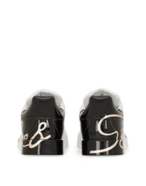 SNEAKERS IN VARNISHED LAMINATE NAPPA CALFSKIN - | Dolce & Gabbana