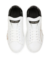 SNEAKERS IN VARNISHED LAMINATE NAPPA CALFSKIN - | Dolce & Gabbana