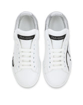 SNEAKERS IN VARNISHED LAMINATE NAPPA CALFSKIN - | Dolce & Gabbana