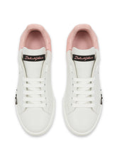 SNEAKERS IN VARNISHED LAMINATE NAPPA CALFSKIN - | Dolce & Gabbana