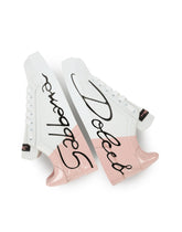 SNEAKERS IN VARNISHED LAMINATE NAPPA CALFSKIN - | Dolce & Gabbana