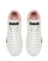 SNEAKERS IN VARNISHED LAMINATE NAPPA CALFSKIN - | Dolce & Gabbana