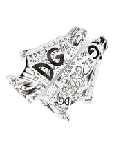 Calfskin Portofino sneakers with logo print - | Dolce & Gabbana