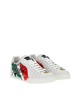 LEATHER SNEAKERS - | Dolce & Gabbana