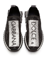 Sorrento sneakers with fusible crystals - | Dolce & Gabbana