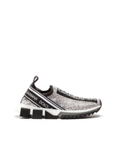 Sorrento sneakers with fusible crystals - | Dolce & Gabbana