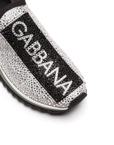 Sorrento sneakers with fusible crystals - | Dolce & Gabbana