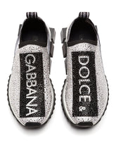 Sorrento sneakers with fusible crystals - | Dolce & Gabbana