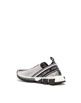 Sorrento sneakers with fusible crystals - | Dolce & Gabbana