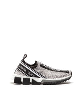 Sorrento sneakers with fusible crystals - | Dolce & Gabbana