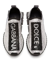 Sorrento sneakers with fusible crystals - | Dolce & Gabbana