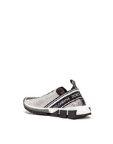 Sorrento sneakers with fusible crystals - | Dolce & Gabbana
