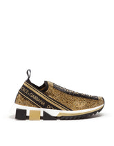 Sorrento sneakers with fusible crystals - | Dolce & Gabbana
