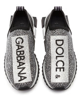 Sorrento sneakers with fusible crystals - | Dolce & Gabbana