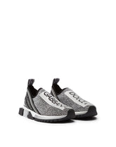 Sorrento sneakers with fusible crystals - | Dolce & Gabbana