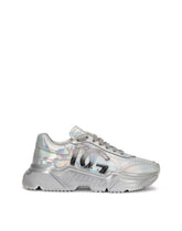 Strobo calfskin Daymaster sneakers with DG logo - | Dolce & Gabbana