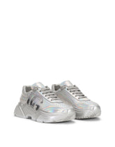 Strobo calfskin Daymaster sneakers with DG logo - | Dolce & Gabbana