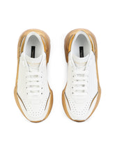 Daymaster sneakers in nappa leather with mirrored bottom - | Dolce & Gabbana