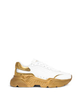Daymaster sneakers in nappa leather with mirrored bottom - | Dolce & Gabbana