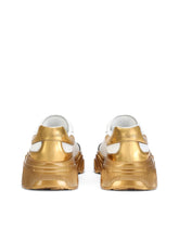 Daymaster sneakers in nappa leather with mirrored bottom - | Dolce & Gabbana