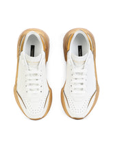 Daymaster sneakers in nappa leather with mirrored bottom - | Dolce & Gabbana