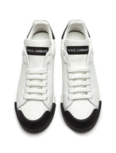 Portofino sneakers in nappa leather and rubber toe-cap - | Dolce & Gabbana