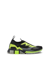 SORRENTO SNEAKERS IN STRETCH JERSEY WITH LOGO - | Dolce & Gabbana