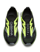 SORRENTO SNEAKERS IN STRETCH JERSEY WITH LOGO - | Dolce & Gabbana