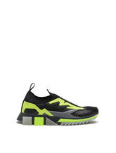 SORRENTO SNEAKERS IN STRETCH JERSEY WITH LOGO - | Dolce & Gabbana