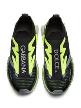 SORRENTO SNEAKERS IN STRETCH JERSEY WITH LOGO - | Dolce & Gabbana