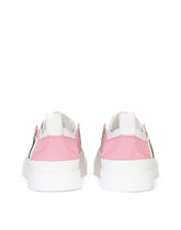 Two-tone canvas Portofino Light sneakers with DG logo - | Dolce & Gabbana