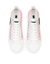 Two-tone canvas Portofino Light sneakers with DG logo - | Dolce & Gabbana