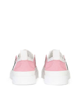 Two-tone canvas Portofino Light sneakers with DG logo - | Dolce & Gabbana
