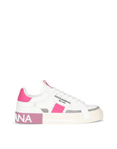 Calfskin Custom 2.Zero sneakers with contrasting details - | Dolce & Gabbana