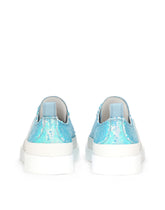 Rubberized calfskin Portofino Light sneakers with micro-sequins - | Dolce & Gabbana