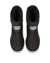 Nylon ankle boots with DG logo - | Dolce & Gabbana