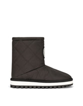 Nylon ankle boots with DG logo - | Dolce & Gabbana