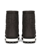 Nylon ankle boots with DG logo - | Dolce & Gabbana