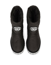 Nylon ankle boots with DG logo - | Dolce & Gabbana