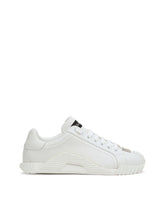 Calfskin NS1 sneakers with DG logo - | Dolce & Gabbana