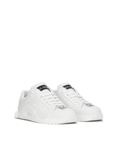 Calfskin NS1 sneakers with DG logo - | Dolce & Gabbana