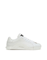Calfskin NS1 sneakers with DG logo - | Dolce & Gabbana