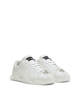 Calfskin NS1 sneakers with DG logo - | Dolce & Gabbana