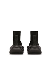 Stretch mesh Wave mid-top sneakers - | Dolce & Gabbana