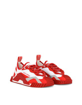 Mixed-materials NS1 slip-on sneakers - | Dolce & Gabbana