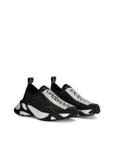 Fast Sneakers with Thermo-Strass - | Dolce & Gabbana