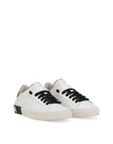 Vintage Portofino sneakers in calfskin leather - | Dolce & Gabbana